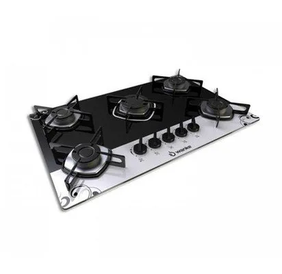 Fogão Cooktop Wanke Innovate 5 Bocas Vidro Bivolt
