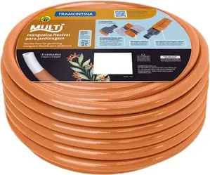 Mangueira de PVC para jardim 1/2" x 30 metros com engates - Tramontina Pro