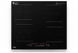 Fogão Cooktop de Indução Elétrico 4 Bocas Philco PCTQ1 Preto 220V