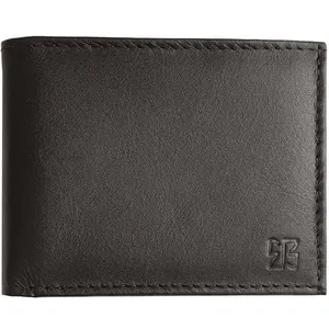 Carteira Compacta Masculina Slim Couro Marrom Porta Cartão Veneza Briolly