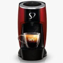Máquina de Café Espresso Automática Vermelha G2 Touch 560ml Três 220V