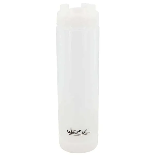 Kit 24 Bisnagas Invertidas 710ml Para Molho Hamburgueria Weck Condimentos Cozinha Profissional