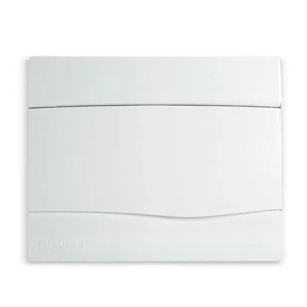Quadro Distribuição Sobrepor 9 Disjuntores sem Barramento Brum Quadro PVC Disjuntor Sobrepor sem Barramento para 9 Disjuntores Branco