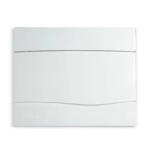 Quadro Distribuição Sobrepor 9 Disjuntores sem Barramento Brum Quadro PVC Disjuntor Sobrepor sem Barramento para 9 Disjuntores Branco
