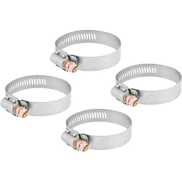 Abraçadeira Rosca Sem Fim 50 mm a 63 mm com 4 peças AL 5164 VONDER