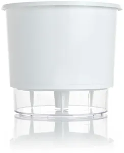 Vaso Autoirrigável Número 4 Gourmet Raiz Branco