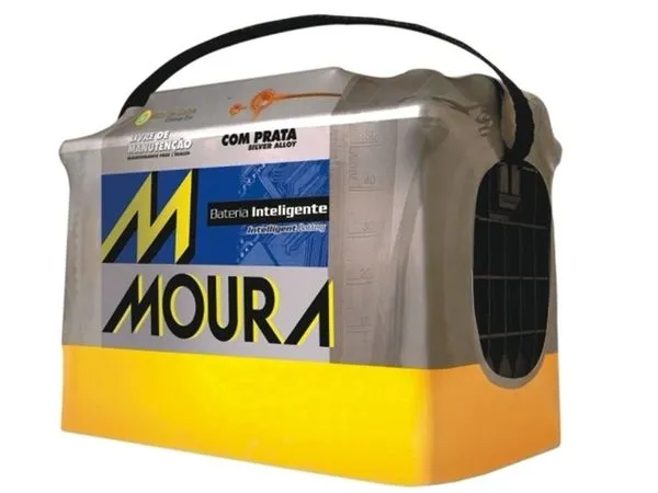 Bateria Moura Inteligente M60GE 60 Amperes Polo Positivo Esquerda