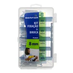 Bemfixa 3364 Fixação 08mm com Broca