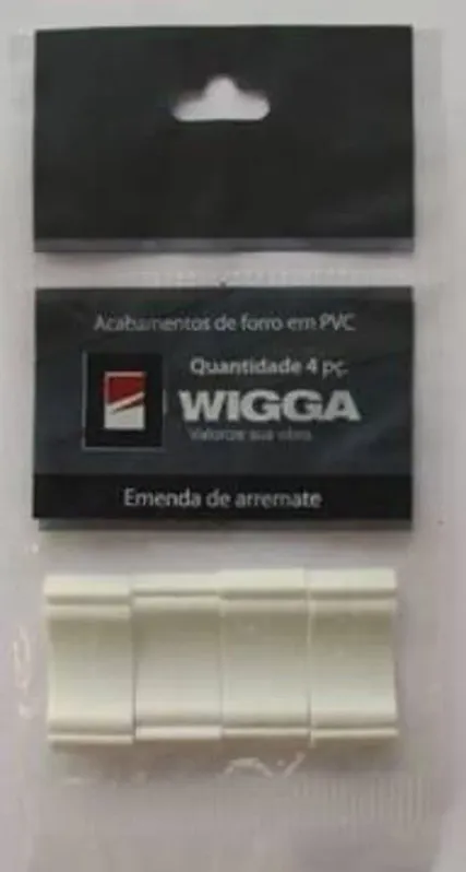 Emenda Forro PVC Wigga Arremate Para Cemalha 8mm