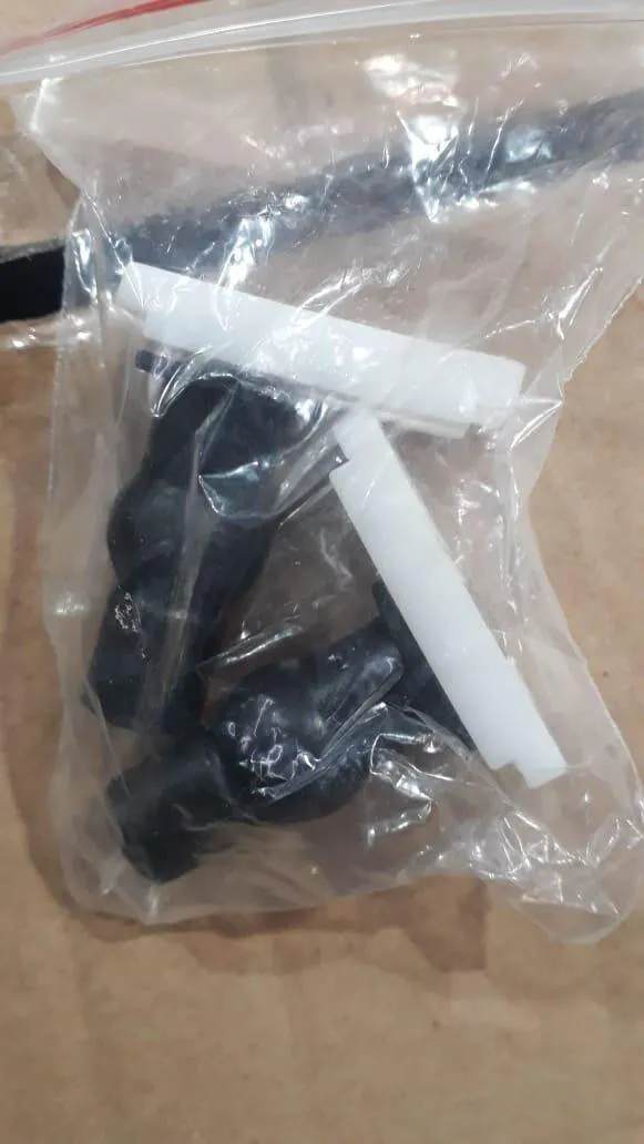 Conjunto Parafuso Fixação Acqua Para Vaso CS001 Preto