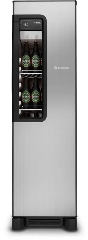 Cervejeira Expositora Metalfrio VN28TP Beer Maxx 336 Litros Inox 110V