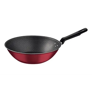 Panela Tramontina Wok, 3,6 L, Alumínio, Vermelho - 20395/728
