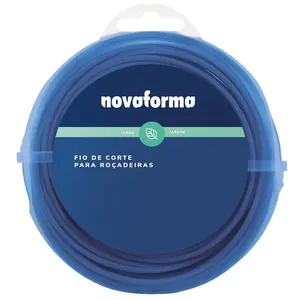 Fio De Corte P/ Roçadeira Quadrado 2,4Mm 30M - Novaforma