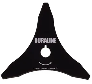 Lâmina Para Roçadeira Duraline 3 Pontas 25mm 330mm