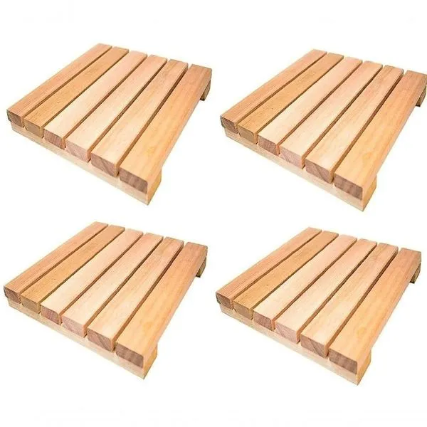 Pátio Industrial 30X30Cm Ripado Para Lojas