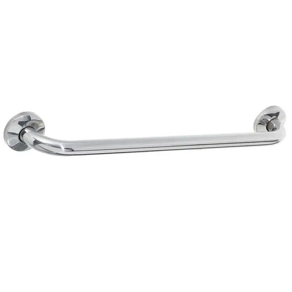 Alça Apoio 60Cm Barra Inox Banheiro Deficiente Idoso Cadeira