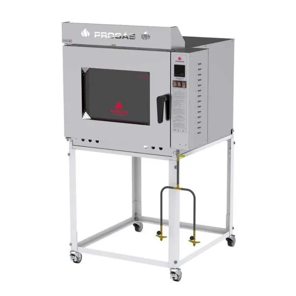 Forno Turbo 5 Esteiras A Gás Prp-5000 Inox - Progás