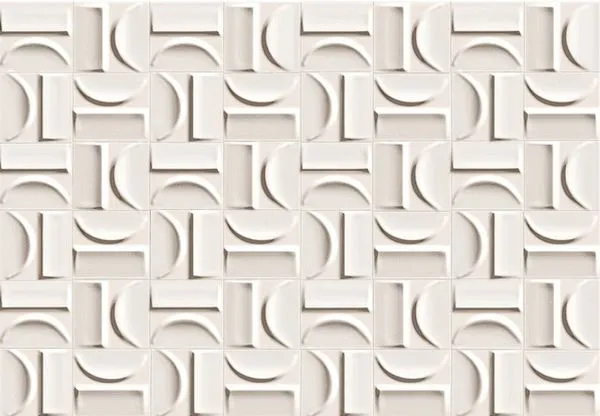 Revestimento Para Parede Ceusa 43,7x63,1cm 8478 Arcos Branco Acetinado Retificado Classe A USO 2