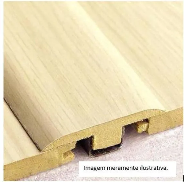Perfil T Junta de Dilatação Para Piso Laminado Durafloor Carvalho Taupo 210x4,5x1cm