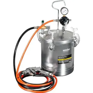 Tanque de Pressão para Pintura 10L com Pistola - VONDER