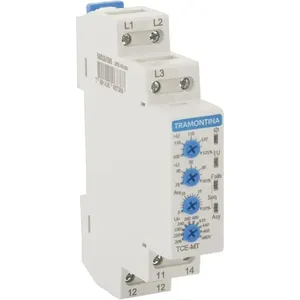 Relé De Monitoramento Tramontina Falta E Sequência De Fase 165-528 V Ac 8 A Ac-1 Ou 2 A Ac-15