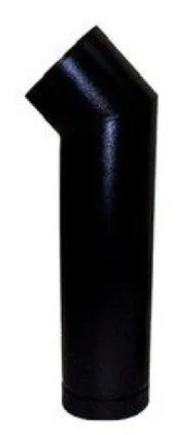 Curva Lareira Metavila CV1845LPT 180MM 45° Preto Longo