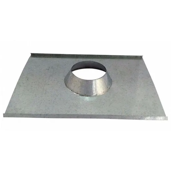 Rufo Colarinho De Telhado Galvanizado Chaminé 150Mm Diâmetro