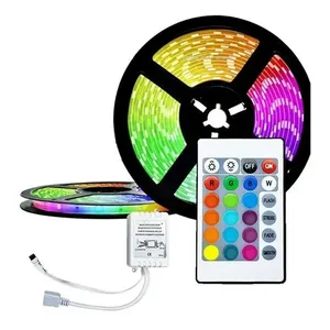 Fita Led 5050 Rgb Reflexiva 5m Sanca + Fonte + Controladora