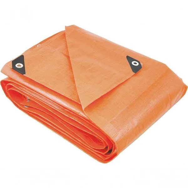Lona Polietileno 8x6m Laranja 200 Micras Reforçada - Vonder