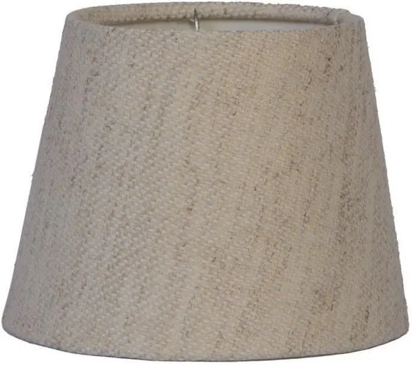Cúpula Para Abajur Cônica 25W Linho Luminoteca 1007 Claro