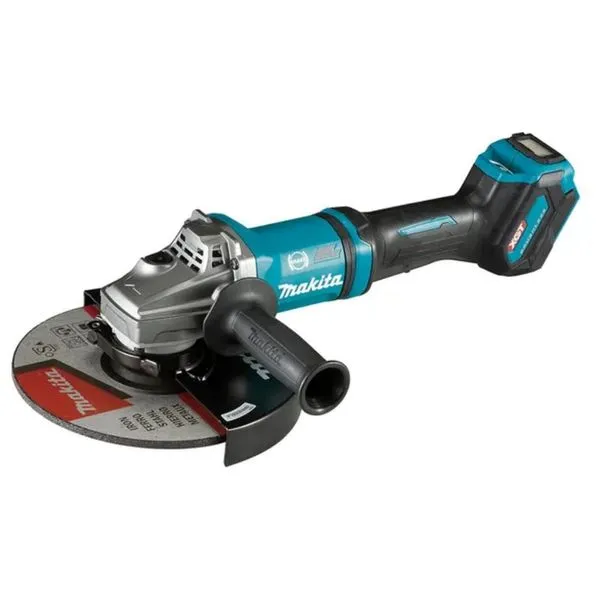 Esmerilhadeira Angular 230Mm Sem Fio 40V Resistência Água Motor BL Com Sistema AWS GA038GZ Makita