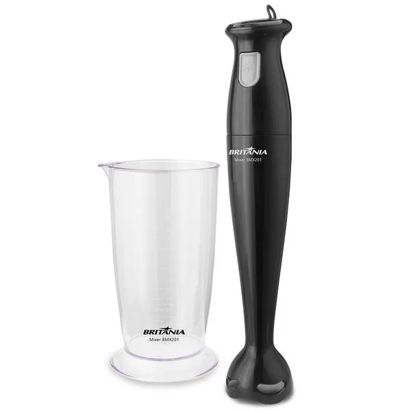 Mixer Britânia BMX201 Copo Dosador 550ml Preto 127V
