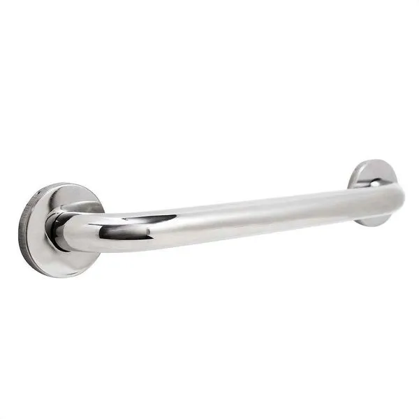 Barra De Apoio Tubular Em Inox Polido Diâmetro 1.1/4 De 40cm