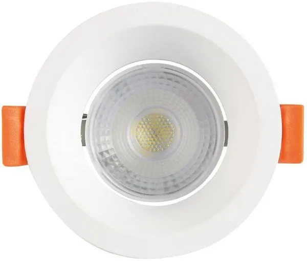 Spot LED de Embutir Recuado Redondo 6W 3000K Policarbonato Blumenau 81363004 Branco Bivolt