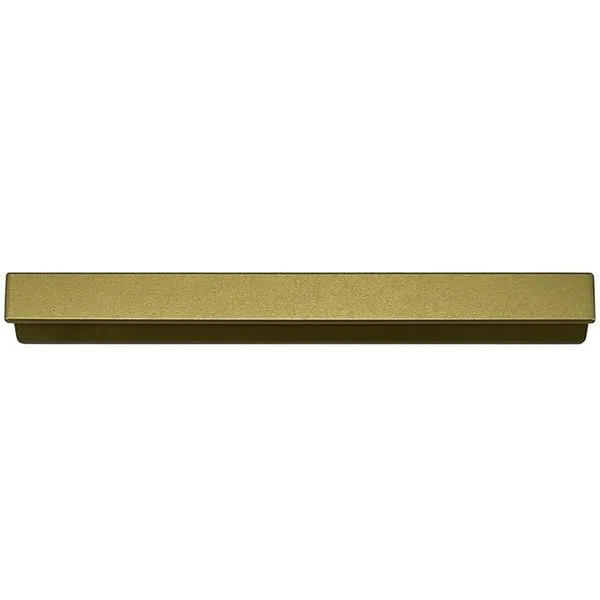 Kit 10 Puxadores Sobrepor 20cm Reto Dourado Torralba Armário Gaveta Guarda Roupa