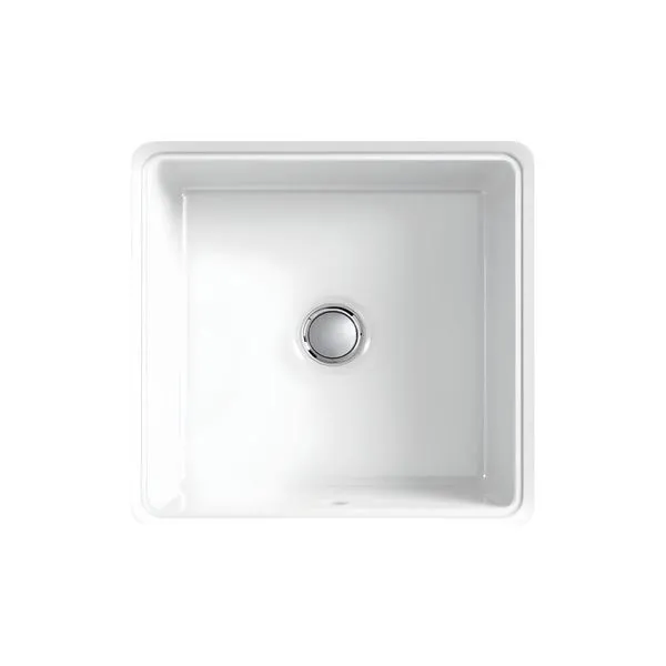 Cuba Para Banheiro Kohler Vox Petit De Embutir Quadrada 40x40cm Branca 28635br-0