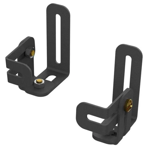 Suportes Home Theater Caixa Som Ajustável 1 Par Preto