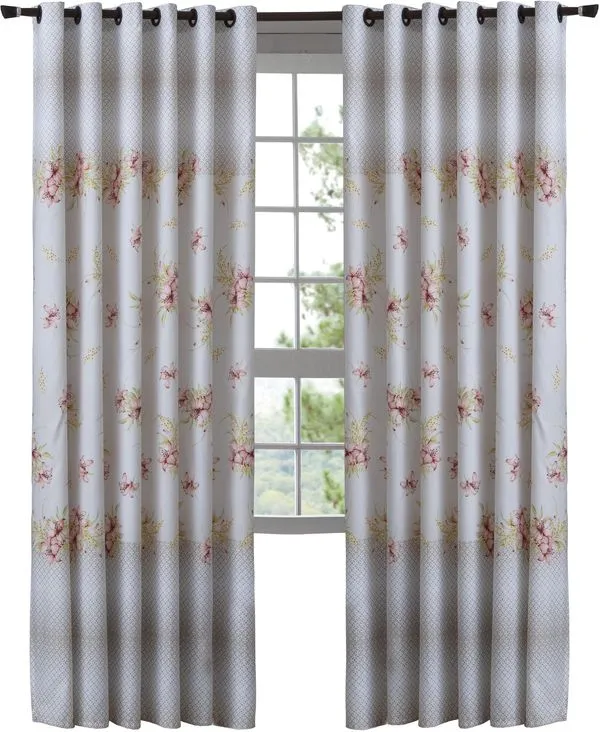 Cortina Unica Casa D'oro Aracaju Floral 3,00x2,40m