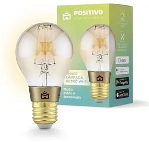Lâmpada Positivo Smart Vintage Wi-Fi