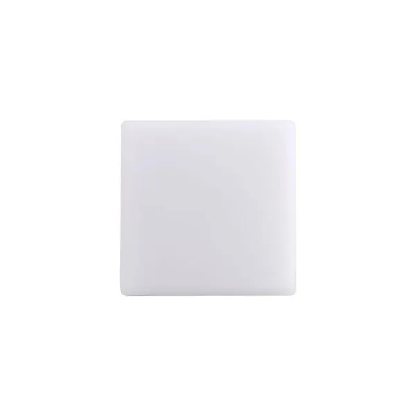 Painel De Led Taschibra Frameless Quadrado Sobrepor 18w Bivolt Branco 3000k Luz Amarela 15140135