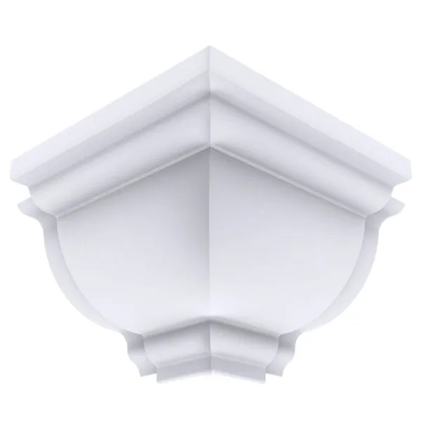 Canto Forro PVC Externo Plasbil Premium Branco Pacote com 4 Unidades