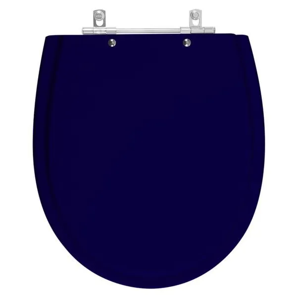 Assento Sanitário Laqueado Polo Azul Para Vaso Hervy