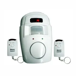 Kit Alarme Residencial Sem Fio 2 Controles Sensor De Presenca E Sirene 105db