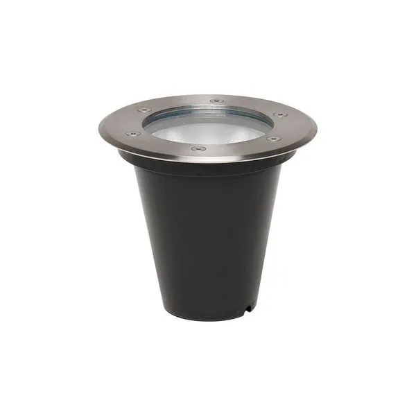 Embutido De Solo Led Save Energy 12w Bivolt Inox 2700k Luz Amarela 2700k Luz Amarela Se-335.1238