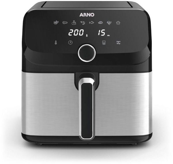 Fritadeira Elétrica / Air Fryer Arno Expert Maxxi 7,5L AFD7 Preto 220V