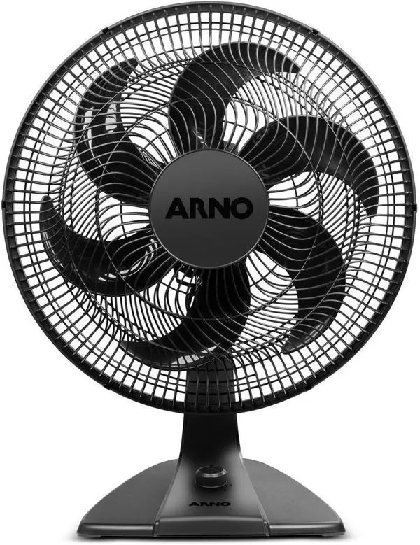 Ventilador de Mesa Arno Essential 40cm, 6P 140W VE2E Preto 110V