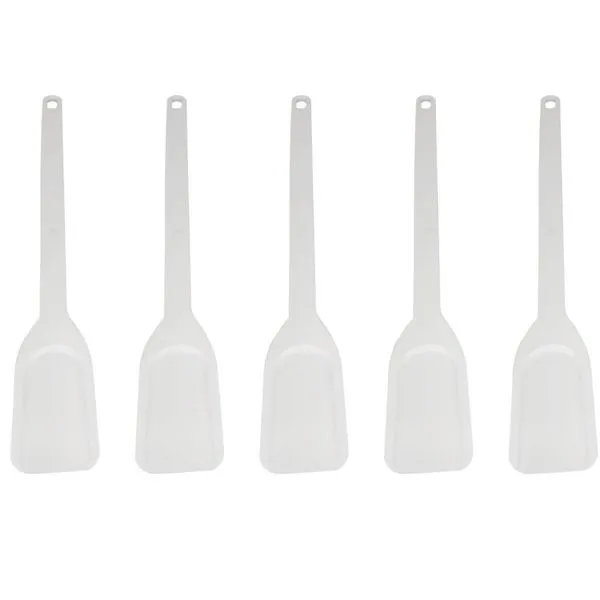 5 Espátulas Plásticas Pás Brancas 74cm Restaurantes Cozinha Industrial Caldeirão