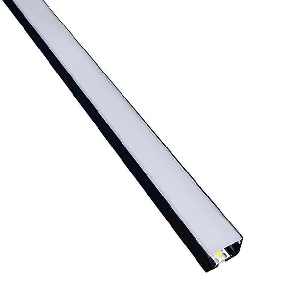 Perfil De Led De Sobrepor Save Energy Lls Flex Ii 1 Metro Com Led 5700k Luz Branca Preto