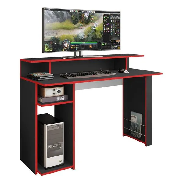 Mesa Gamer com 1 Porta Revistas Multimóveis CR25236