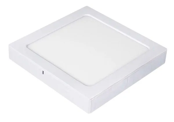 Painel 2 Em 1 Led Quadrado 15W 3 Estagios Abs E Alumínio Ecoforce 18603 Branco Bivolt